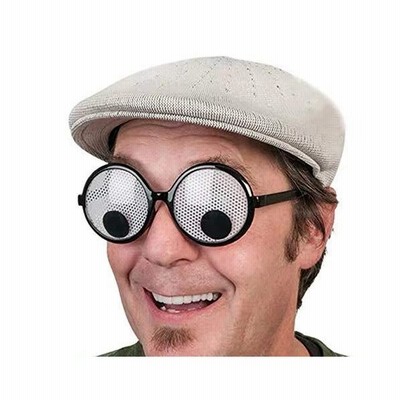 クレイジー アイズ 面白いメガネ 眼鏡 おかしいパーティーメガネ 目が動く 飛び出す目玉 ジョークめがね あごの動きで目の動きが変わる 仮装 ハロウィ 通販 Lineポイント最大get Lineショッピング