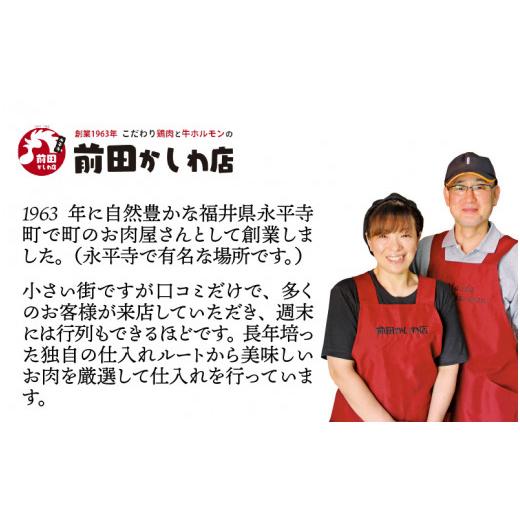 ふるさと納税 福井県 永平寺町 味付け肉 国産親鶏もも肉 焼肉用 290g×2袋（計580g） [A-019004]