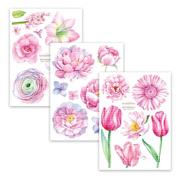 基本款花朵貼紙 (B款)