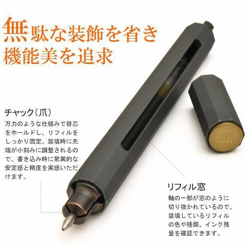 ANTOU（アントウ） ボールペンC マルチアダプタブルペン　ガンメタル 即日出荷OK】【ボールペンC】ANTOU アントウ マルチアダプタ