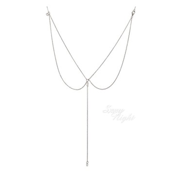 時尚~後背 簡約流蘇頸鏈《H2325》