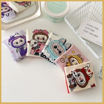 🧸兒童襪子🧸拉布布爆款船襪親子情侶款可愛百搭日係學院風學生成人兒童新款 HWES