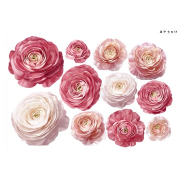 【10月新品4】20-22-0135 裁切紙・拼貼素材 陸蓮花