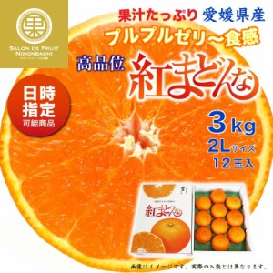 [予約 12月1日-12月30日の納品] 紅まどんな 3kg 2L 愛媛県 化粧箱 お歳暮 御歳暮 冬ギフト