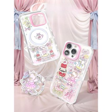 JOEJOE原創胡桃夾子適用14Pro蘋果iPhone15promax磁吸magsafe手機殼13小清新12可愛15保護套卡通高級感手機套