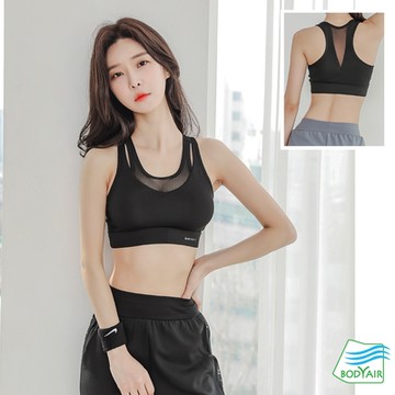 【BODYAIR】水滴拼紗包覆運動內衣(健身.瑜珈.慢跑.運動BRA)