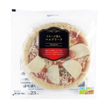 冷凍食品 デルソーレ)スモーク薫るマルゲリータピザ　1枚(約343g)