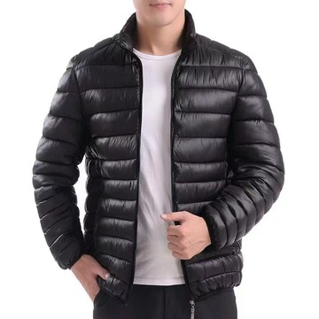 輕薄羽絨外套男 韓版 輕便羽絨服 冬天 保暖 反季輕薄羽絨棉服男士棉衣短款立領休閒大碼男裝絲棉襖棉外套 A8NE
