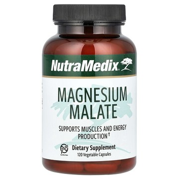 NutraMedix, 蘋果酸鎂，120 粒素食膠囊（每粒膠囊 100 毫克）