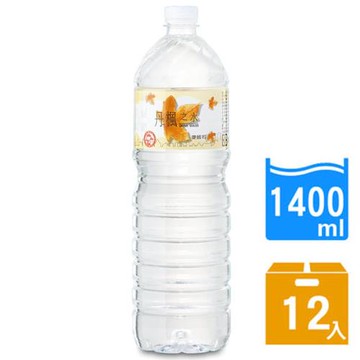 DRINK WATER丹楓之水 麥飯石礦泉水1400ml 12瓶x2箱