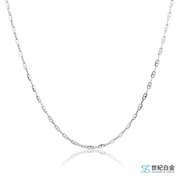 【世紀白金】 Pt950 鉑金 豬鼻子鍊 純鉑項鍊 男女通用素鍊 百搭鎖骨鍊設計款