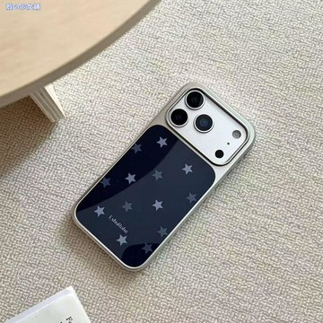 ✨iphone手機殼✨英藍星星適用蘋果17手機殼iPhone16promax膚感15水凝殼14/13/12女