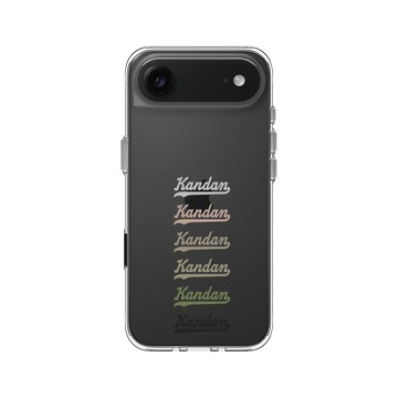 iPhone Air Clear Case（相機按鈕） 透明 - KID - KANDAN 美式字型