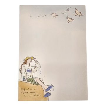 NOTE FOR 便簽本  晴日放空  80張  1本