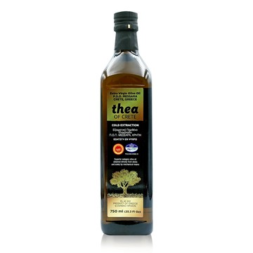 【Thea of Crete】希亞頂級初榨橄欖油1瓶(750毫升) 特級冷壓初榨/單一品種橄欖/PDO產區認證/原瓶原裝