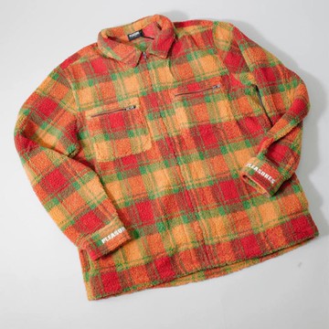 PLEASURES SHERBERT ZIP OVERSHIRT【 GIANT MALL 】