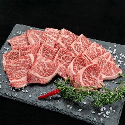 ふるさと納税 海南市 熊野牛 ロース・焼肉 500g (粉山椒付)