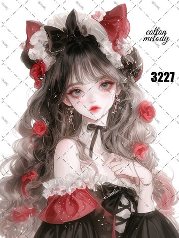 original sticker no.3227 人物貼紙 原創貼紙 原創人物貼紙 裝飾貼紙 cotton melody