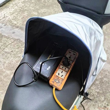 桃園出貨✨電動車坐墊罩遮陽防雨電瓶車防水防曬坐墊雨棚踏板摩托車坐墊全套