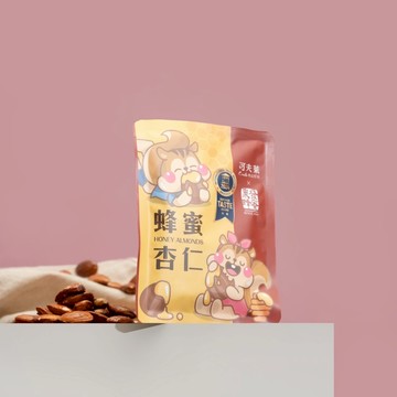 可夫萊Ｘ泉發蜂蜜【蜂蜜杏仁手拿包】蜂蜜杏仁25g(全素)