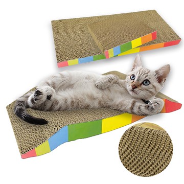 【蝦皮直營】貓抓板 正方形/拱型/長方形 多款任選 瓦楞紙 寵物用品 貓咪 磨爪 玩具 雙層貓抓板 紙箱 現貨