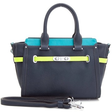 【金安德森】螢夏夢遊 2way極簡質感手提側肩中款蝙蝠包-夜空藍