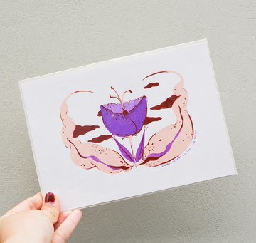 點點 花草 植物 療癒 森林 插畫作品