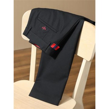 爆單撿漏！秋季高端男士奢華織帶純色彈力免燙休閑直筒西褲九分褲