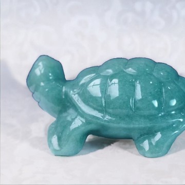 【吉祥‧長壽】滿綠翡翠烏龜擺飾 | 天然緬甸玉翡翠A貨 | 送禮
