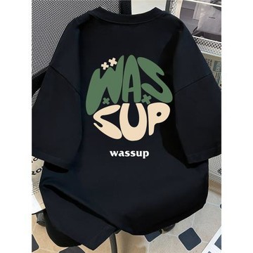 WASSUP VISVIM美式高街潮牌重磅印花T恤短袖男生夏季2026新款潮流