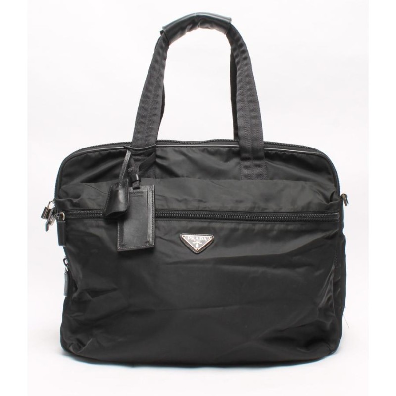 美品 プラダ ボストンバッグ ナイロン V141 PRADA ユニセックス 中古