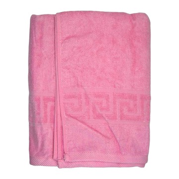 LIFE 來福牌 富貴萬字提花浴巾 71*140CM  粉色  1條