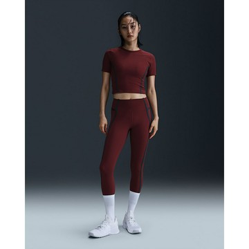 【NIKE】AS W NK ONE DF HR 7/8 TIGHT SP 女 緊身長褲 紅色-HJ1138619