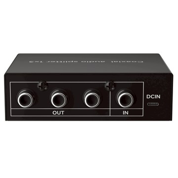 易控王 1x3 Coaxial 同軸音訊分配器 聲音同軸分配一進三出 (50-516-02