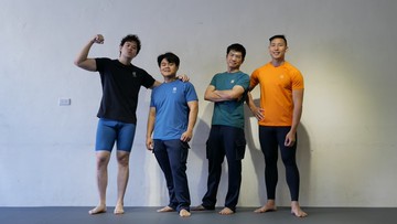 Terra系列 自然涼感短袖上衣Tshirt 橘綠 男女