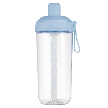 LocknLock 樂扣樂扣 嚼對搖搖吸管杯  1個  700ml  雲朵藍