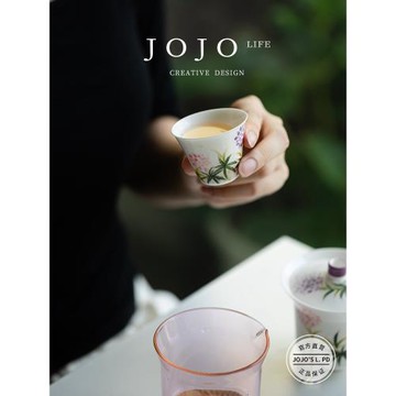 JOJO'S L. PD.Interesting.手繪一壺三杯旅行茶具快客茶杯 | 趣述