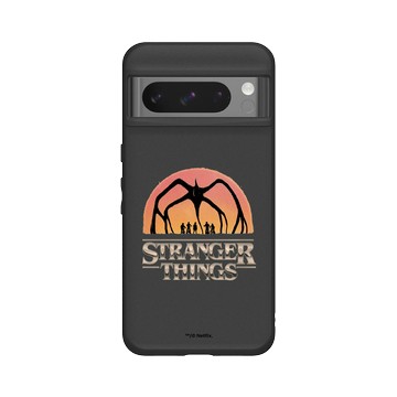 Pixel 8 Pro SolidSuit 黑 - Stranger Things - 奪心魔崛起