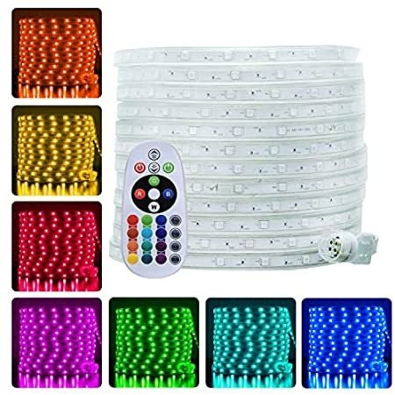 LED Rope Lights Outdoor Waterproof, 120ft RGB Waterproof Outdoor LED Strip  ＿並行輸入品 通販 LINEポイント最大0.5%GET LINEショッピング