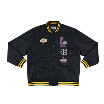 NBA 球隊 緞面 棒球外套 湖人隊 3555144220