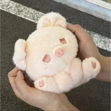 🔥台灣現貨 網紅豬 emo豬仔 呆呆熊 emo貓 毛絨玩偶 超萌emo熊 七夕情人節禮物 生日禮物 交換禮物 畢業禮物