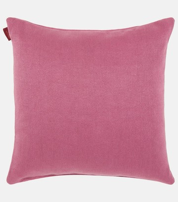 Etro Pegaso embroidered linen cushion