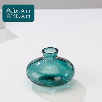 💥臺灣有貨🌈免運!💥北歐風辦公室檯面小花瓶小口徑圓形