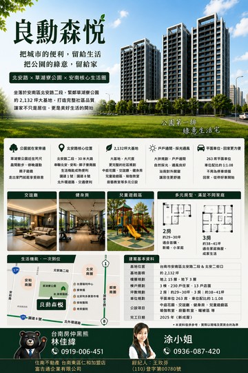 【良勳商60｜全新可3房＋平面車位】｜台南市安南區安中二街