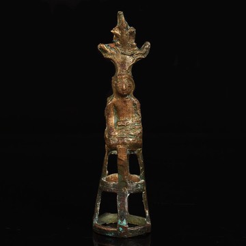 緬甸佛塔聖物-18-19世紀佛龕型-寶帳觸地印佛陀