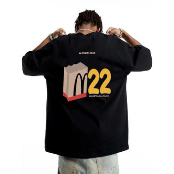 WASSUP重磅美式純棉短袖男夏季款2025新款潮牌t恤男女生寬松半袖t