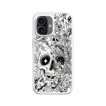 iPhone 17 SolidX 白 - Ted Leonid Melendres - Rebirth Skull 重生的骷髏