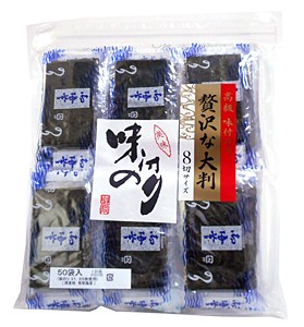 ★まとめ買い★　西部　高級味付のり　大判８切５枚ｘ５０　×20個