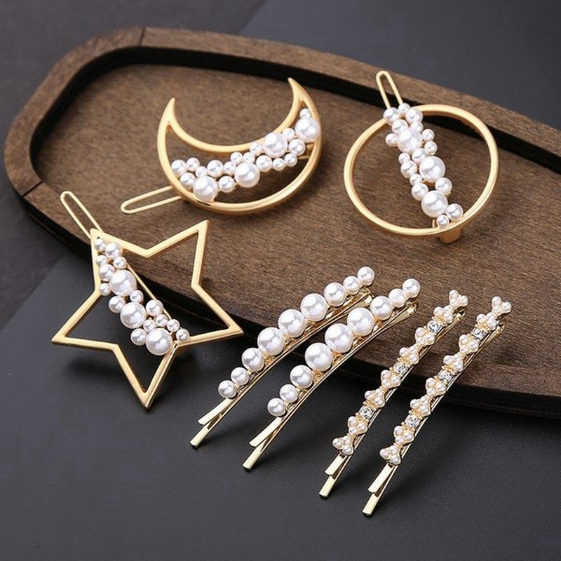 ヘアピン 髪留め 髪飾り ヘアアクセサリー レディース フェイクパール 星 月 三日月 きらきら きれい おしゃれ 簡単へアレンジ 簡単イメチェン ま 通販 Lineポイント最大0 5 Get Lineショッピング