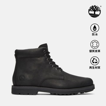 Timberland 男款黑色防水側拉鍊靴|A44ZN015